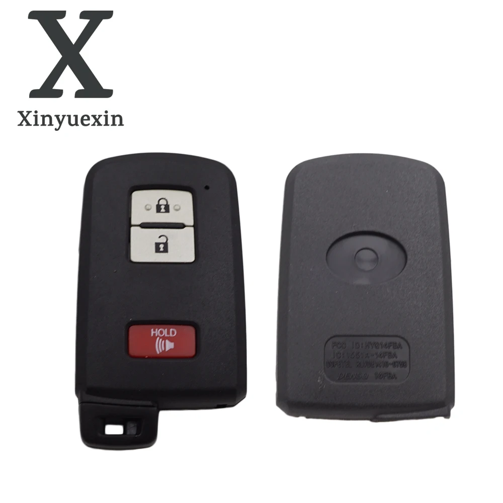 

Xinyuexin Replacement 2+1 Buttons Smart Remote Car Key Shell Housing For Toyota Avalon Camry Highlander