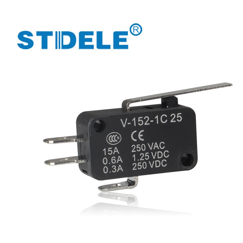 5 PZ Microinterruttore STDELE V-15.V-151.V-152.V-153.V-154.V-155.V-156.-1C 25 finecorsa interruttore di contatto d'argento