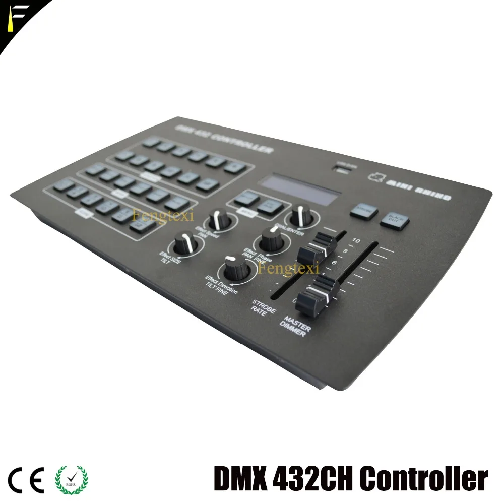 Mini Rhino Wireless Console 432 Channel DMX Controller Color Gobo Show Pause of Lighting Command Controller