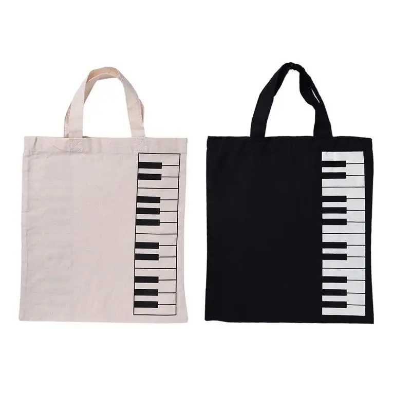 Portable Cotton and Linen Music Score Bag Keyboard Pattern Musical Bags Musical Instruments Appliance Bag Musical Bags Drop Ship