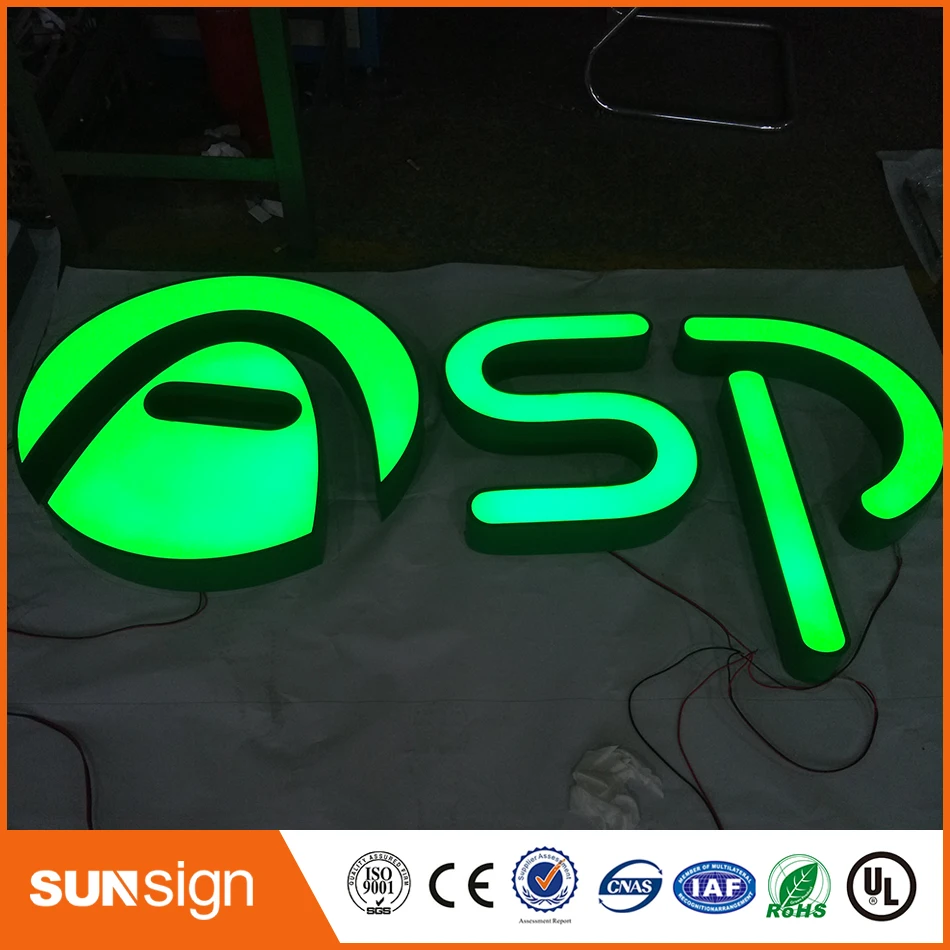 

double side lit letter Big Alphabet Acrylic Led Letter Sign