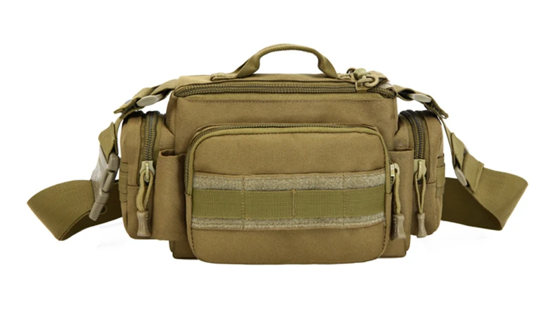 Männer Taille Tasche 1000D Nylon Wasserdichte Fanny-Pack Gürtel Hüfte Bum Sling Brust Taschen Daypack Military Reise Assault Molle Tasche – Detail 6