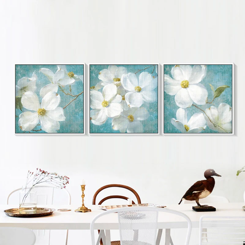 5D New diamond painting Triple painting modern simple fresh floral sticking diamond cross stitch brick painting Handmade Diy