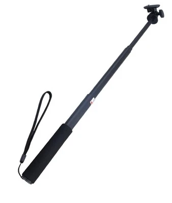 Go Pro Aluminum Extendable Pole Stick Telescopic Handheld Monopod with Mount Adapter for Gopro Hero5 4 3+ 3 2 SJ4000 Xiaomi Yi