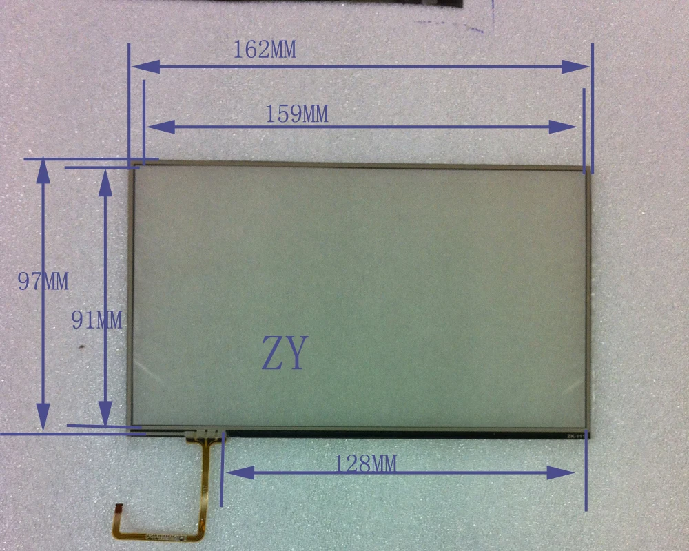 ZhiYuSun POST T7 original touch screen corner cable zk-1117 7 resistor handwritten screen 161 97