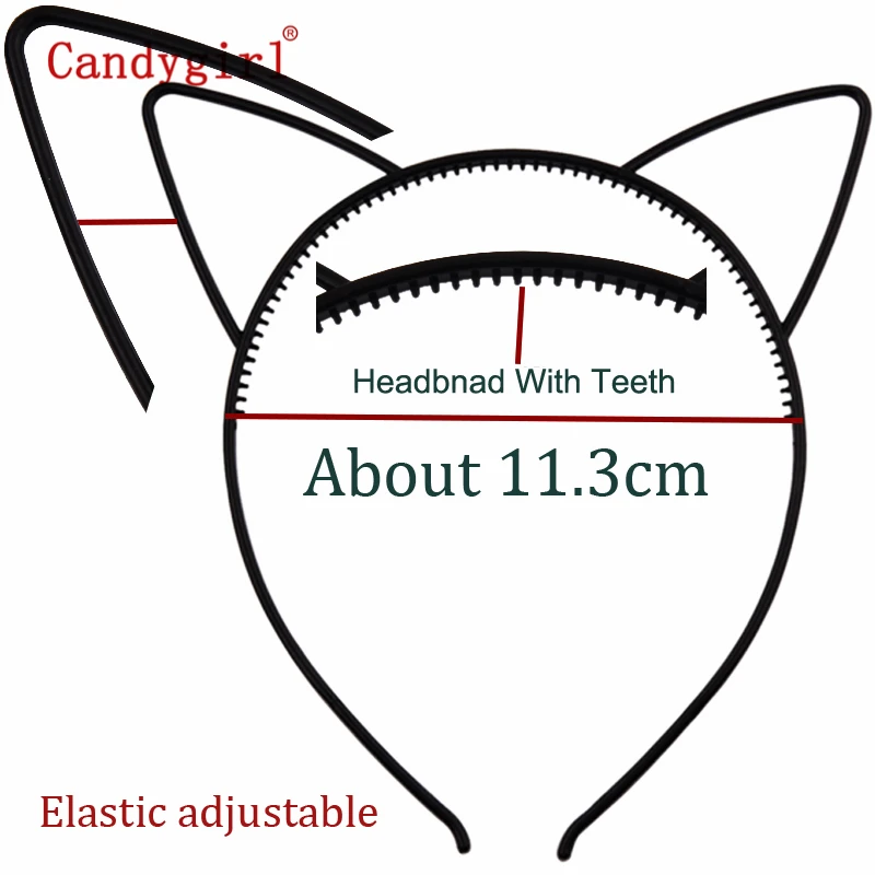 Girls\'s Cat ears Headbands Crown Tiara Princess With Plastic Animal hair Band Butterfly Bow Hoop Accessories boho headwear girl