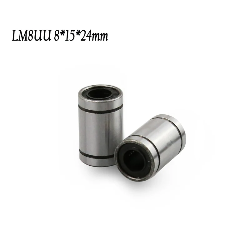 

Anet 10pcs LM8UU 8*15*24mm shorter ball Linear Bearing Bushing CNC Linear Bearings for 3d printer parts Accessories