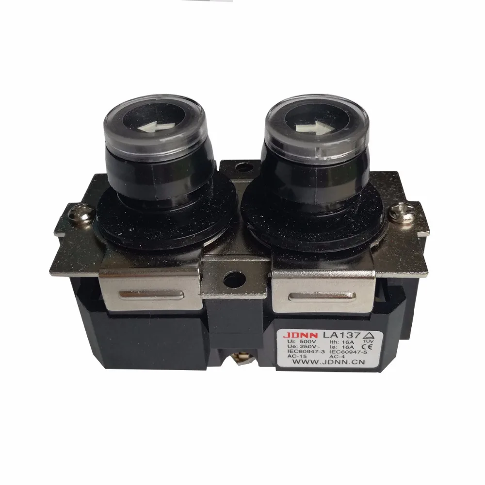LA137 LA137-A-B 16A 250 فولت مقاوم للماء واحد طن حتى أسفل دفع زر الكهربائية رافعة التبديل مايكرو الكهربائية التحكم رافعة التبديل
