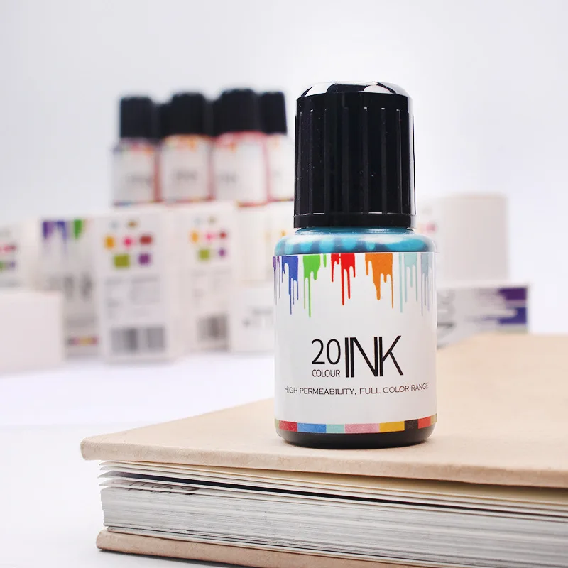 

non carbon Color Ink 20 Colors X 15ml/bottle, Fountain Pen Ink,dip Pen Ink