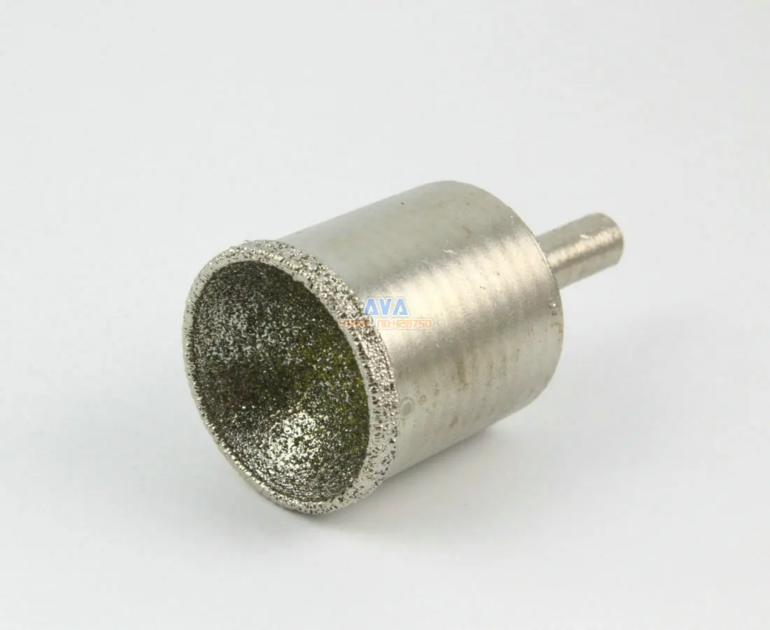 

2 Pcs 25mm Diamond Mounted Point Spherical Concave Head Grinding Bit Grit 80