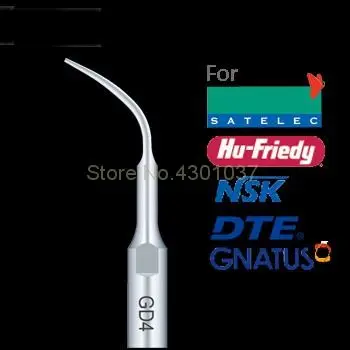 2pcs GD4 Ultrasonic Scaler Scaling Tips fit SATELEC NSK GNATUS DTE HU-FREIDY Handpiece Tip Dental Tools