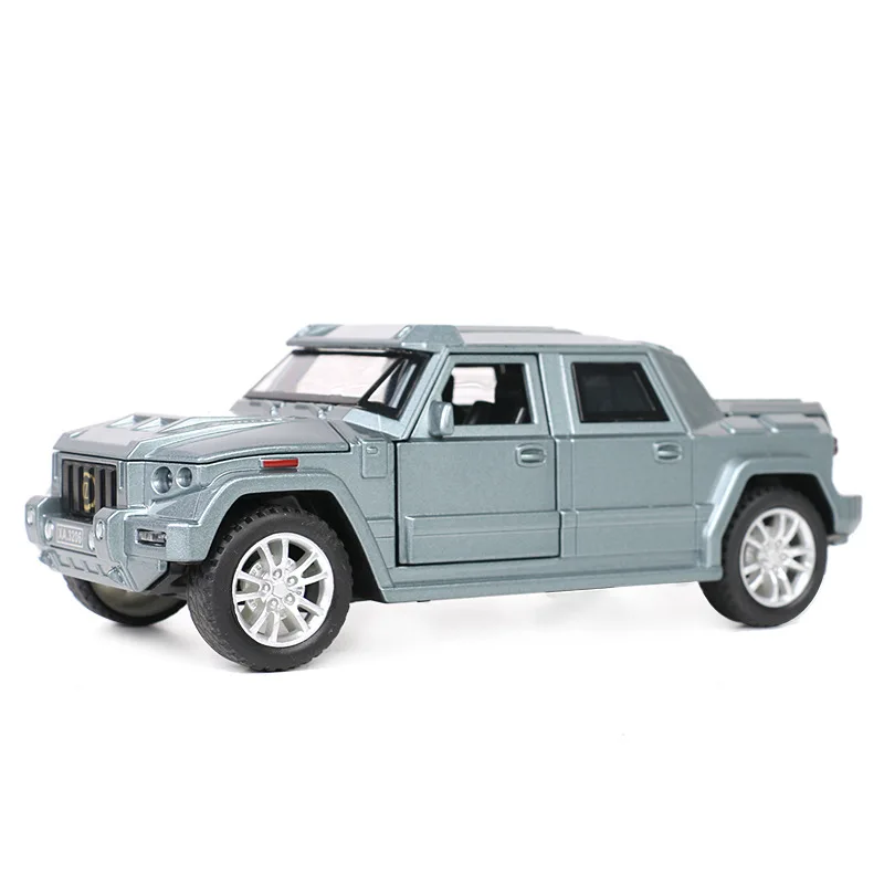 Boutique gift 1:32 luxury armor SUV alloy model,simulation die-cast sound and light pull back collection model,free shipping