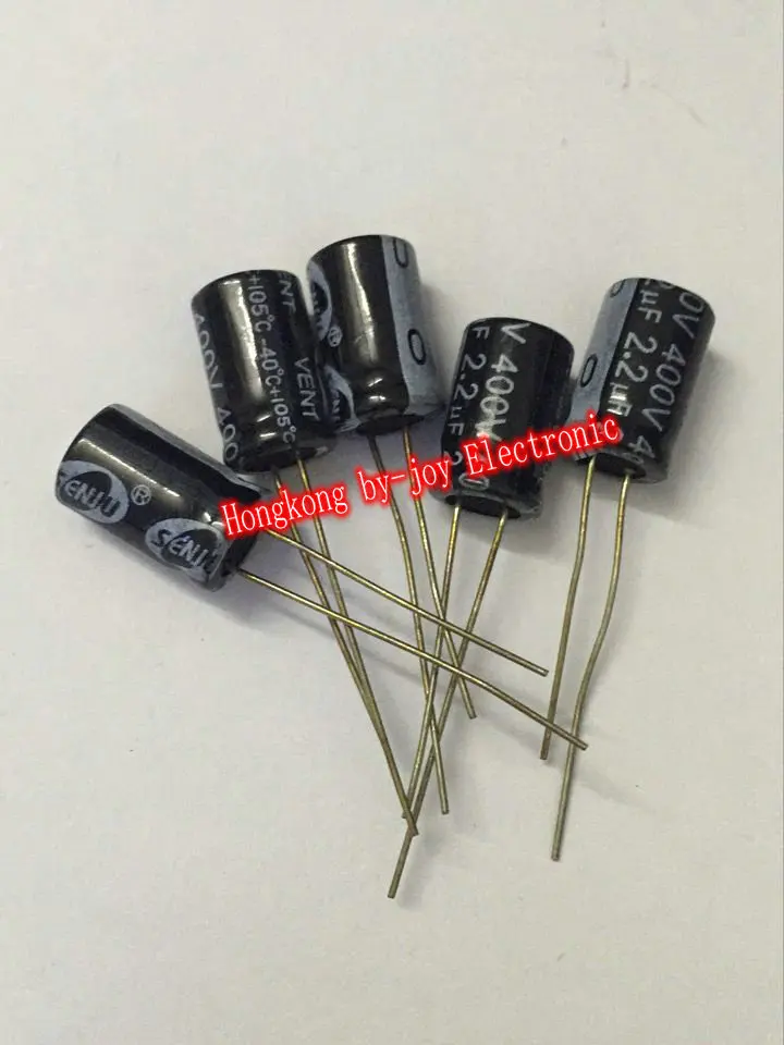 10 cái/lốc 400V2. 2 UF 2.2UF400V 400 V 2.2 UF 8x12 8*12 Điện Phân tụ