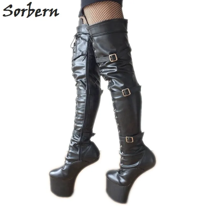 Sorbern Custom Colors Boots Women Shop 4 Boots Black Friday Booties Extreme Long Boots Over The Knee Black High Boots Sale