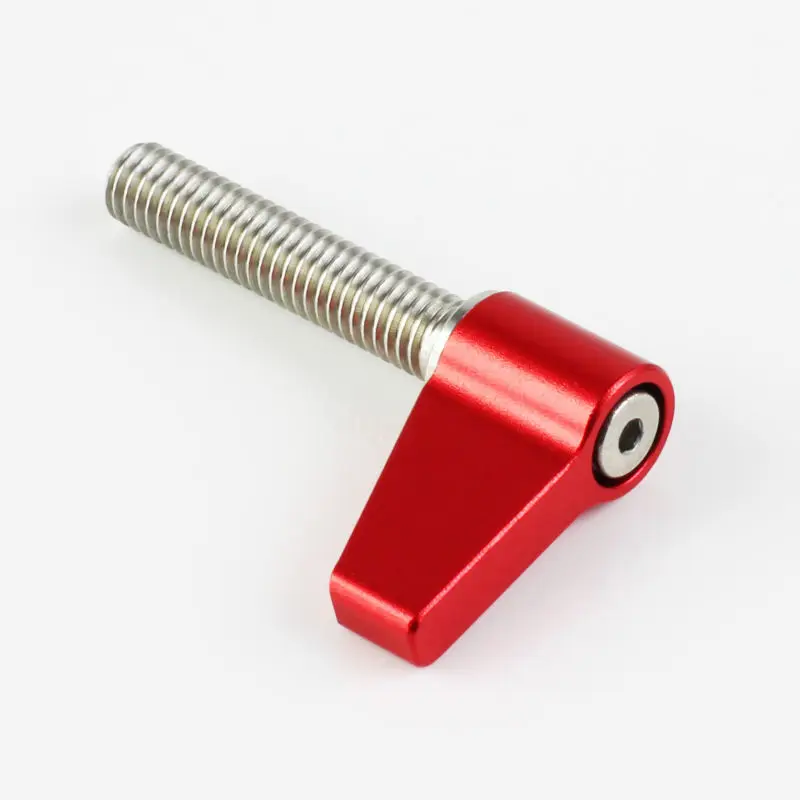 30mm de comprimento m6 polegar rathet wingnut parafuso fr dslr câmera rig 15mm haste sistema tripé acessórios 3-axis cardan estabilizador de mão