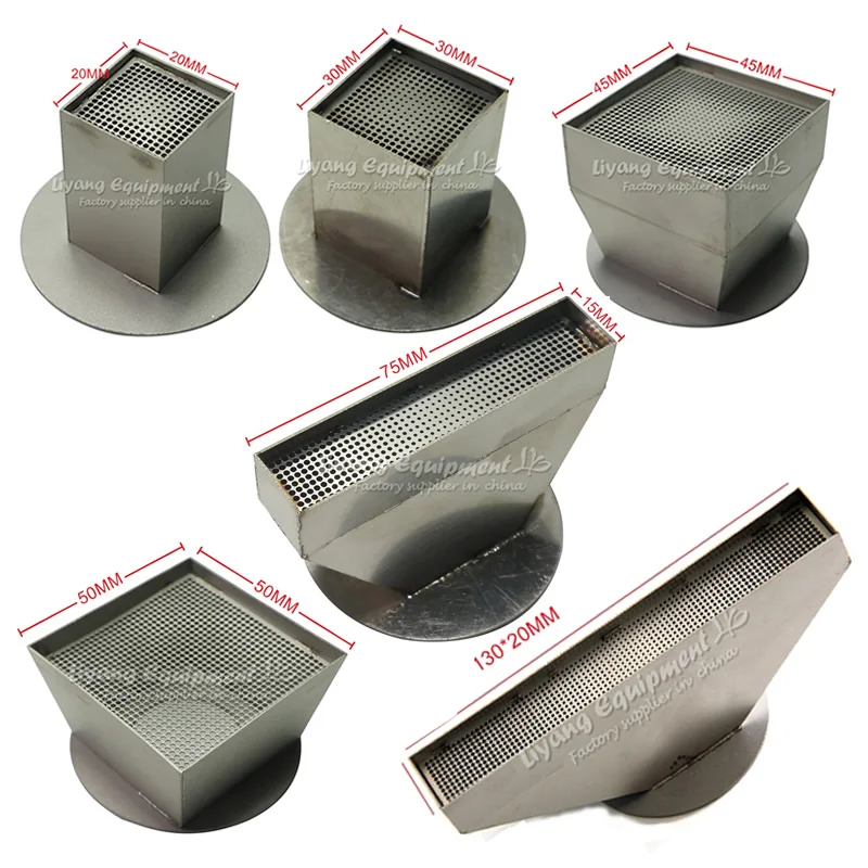 Uniwersalne dysze do gorącego powietrza 15mm 20mm 25mm 30mm 35mm 45mm 50mm 55mm 75mm 120mm do stacji lutowniczej BGA, średnica podstawy 60mm
