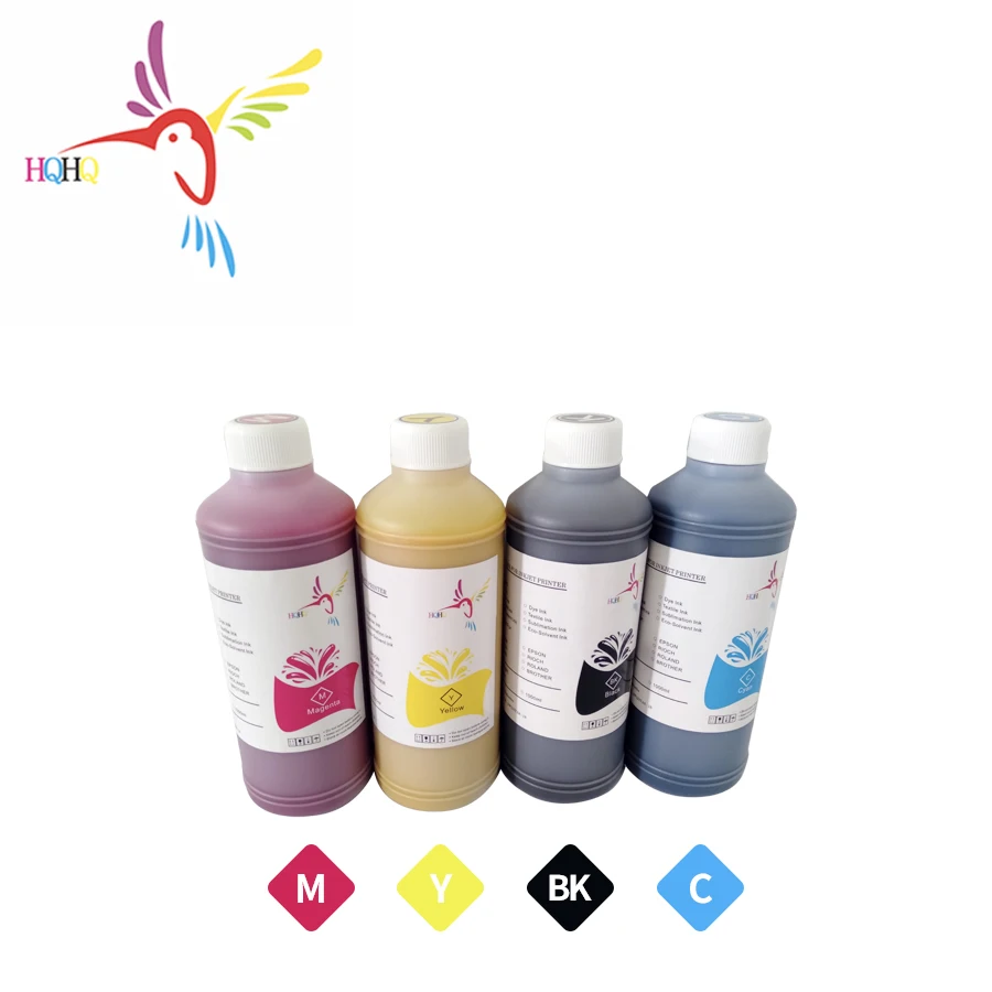 HQHQ 500ML/Bottle  4Bottles Pigment Ink For EPSON Stylus T10 T20 T13 30 T40W TX600FW TX550W  B40W 500 600 S22 TX125 SX125 320