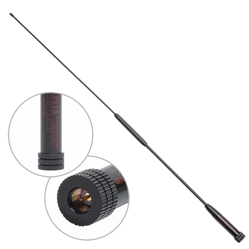 Diamond RH901S SMA-Male Connector UHF/VHF Dual Band Antenna For TYT TH-UV8000D/E MD-380/390 YAESU/Vertex WouXun Walkie Talkie