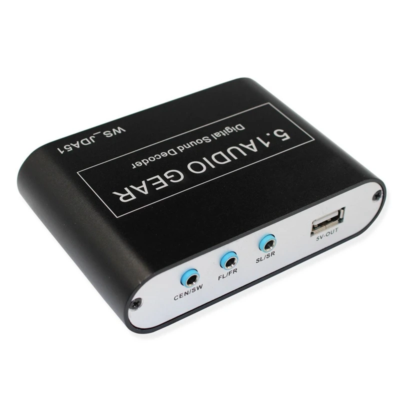 5.1เครื่องถอดรหัสเสียงดิจิตอลAC3 OpticalสเตอริโอSurround Analog HD 2 SPDIFพอร์ตเสียงHD Audioสำหรับเครื่องเล่นHD/DVD/XBOX360