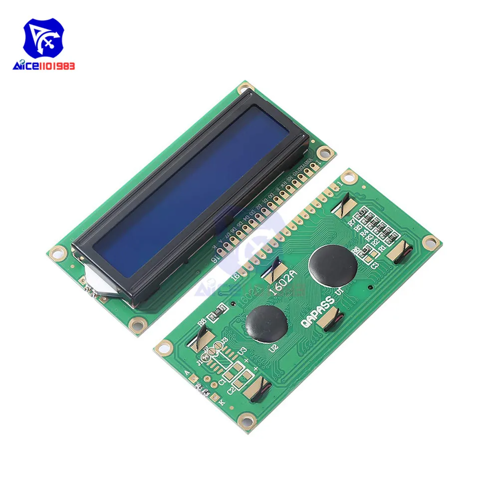 LCD1602 Display-Bildschirm mit Hintergrundbeleuchtung LCD-Display-Modulplatine 16*2 Zeichen 1602 für Arduino Roboter 5V – Detail 7