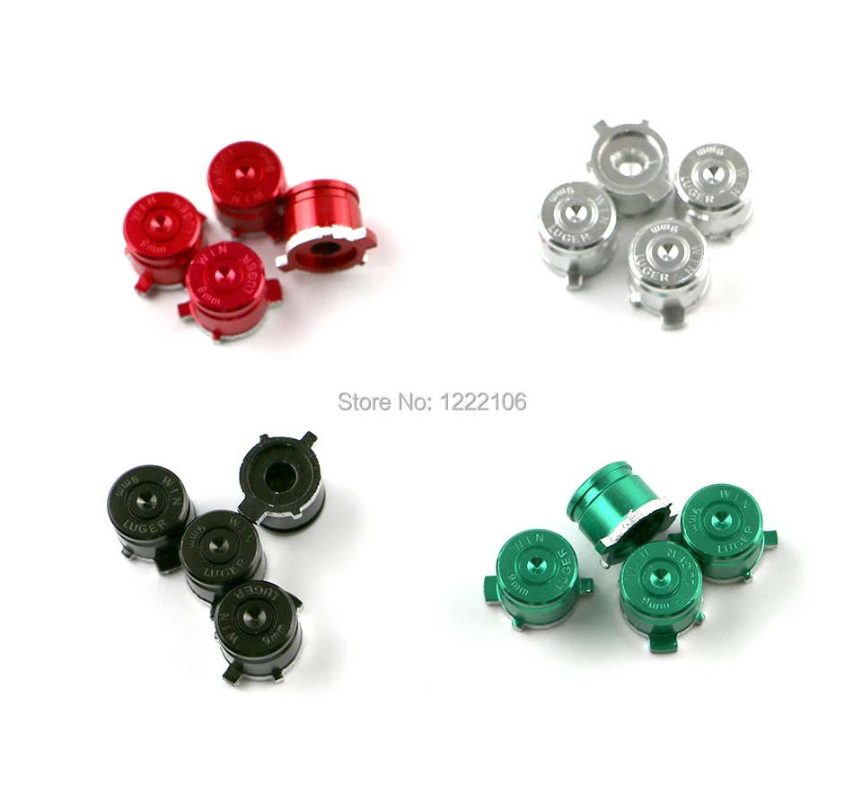 ChengChengDianWan Per PS4 Controller PS3 Proiettile In Alluminio Aktions Pulsanti Tasten Pistola Triangolo Cerchio Quadrato X