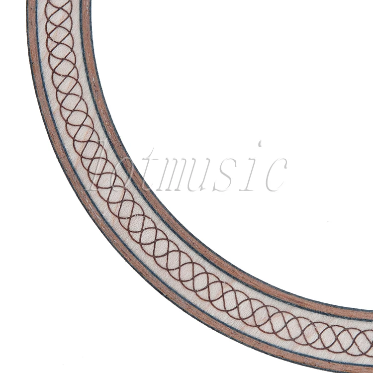 10Pcs Acoustic Soundhole Rosette Guitar Parts Maple Wood New Style