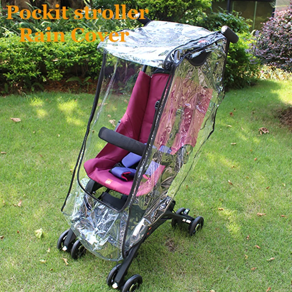 Waterproof Rain Cover for Goodbaby Pockit stroller Pram Cart Dust Raincoat fit Pockit Plus 2018 3S 2S 3C gd Pockit+