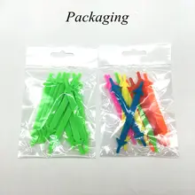 12 Pcs Elastic Silicone No Tie Shoelaces #4