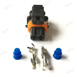 2 Pin 1928404072 1928403137 Female Common Rail Diesel Injector Plug Automotive Connector For Bosch