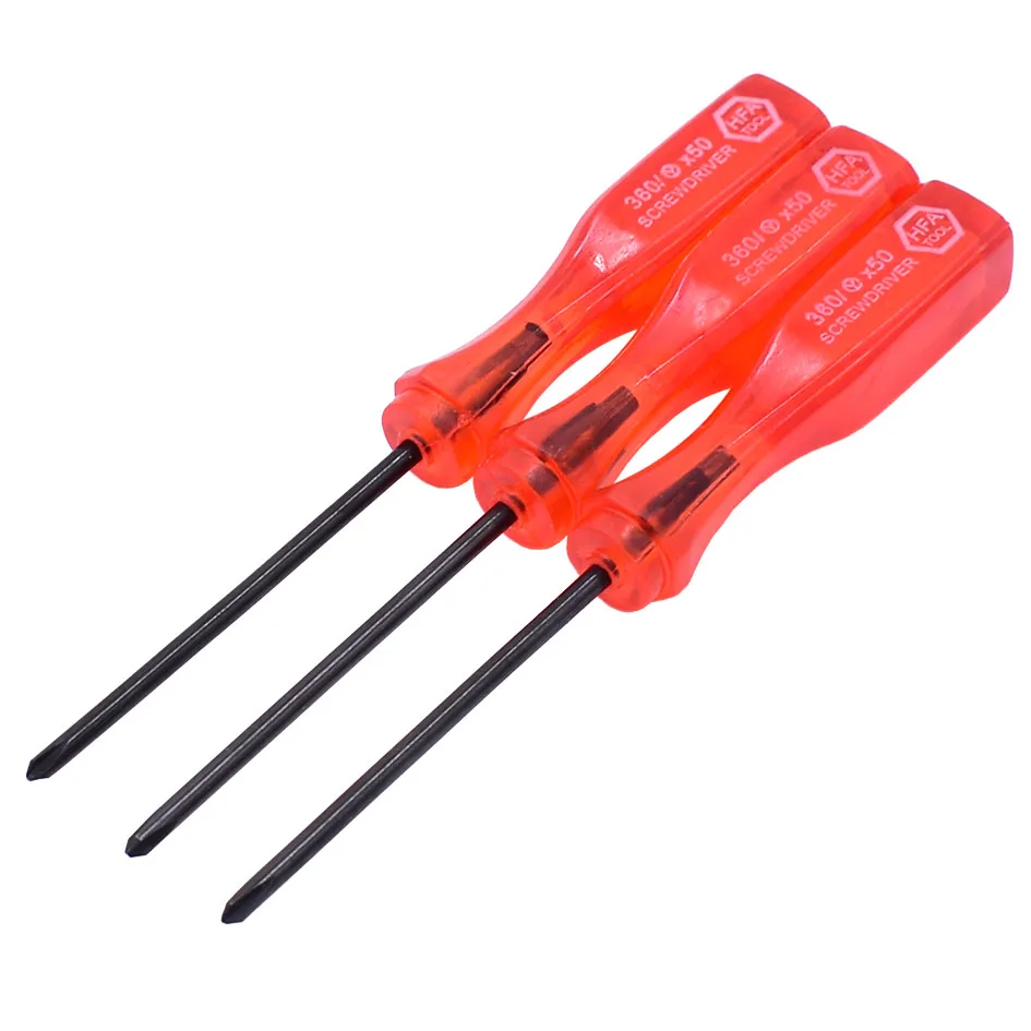 Red Y0 Tri-wing 2.5mm Y Screwdriver 2.5Y Tri Wing Screw driver Key for  Nintendo Wii Game 2000pcs/lot