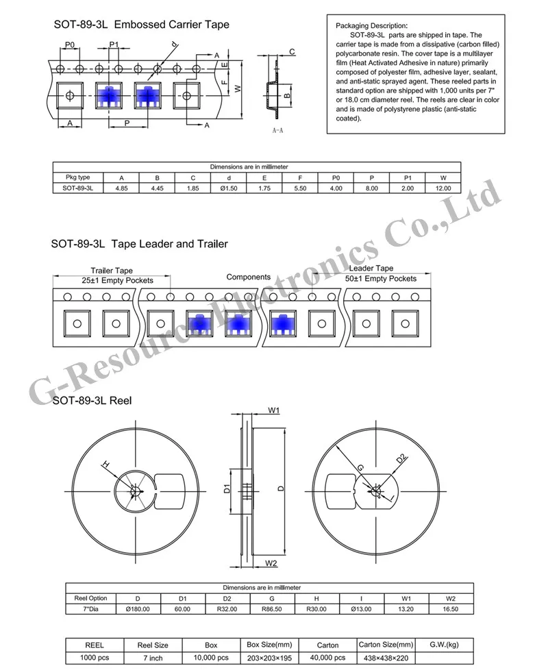 (100Pcs) 78L12 Sot-89 CJ78L12 Smd Drie-Terminal Voltage Regulator Transistor