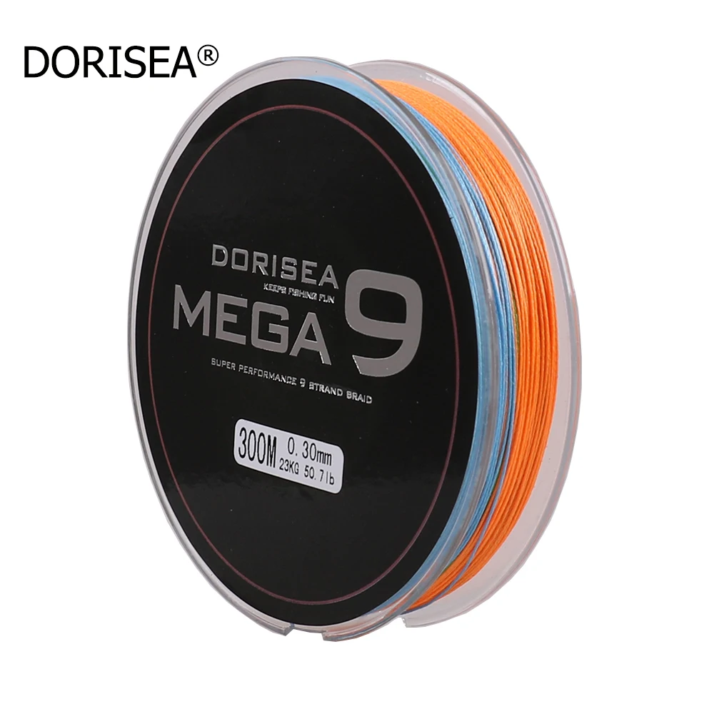 DORISEA Mega 9 Stränge 300 M 330 Meter Geflochtene Draht Angelschnur Japan Material Super PE lLine Multifilament Angeln Draht – Detail 14