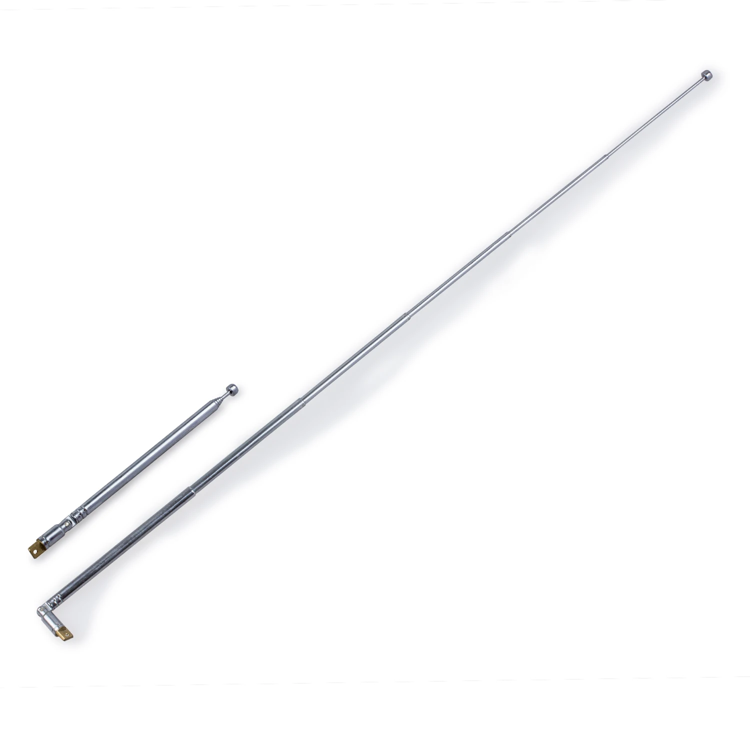 Practical-Replacement 49cm 19.3" 6 Sections Telescopic Antenna Aerial for Radio TV