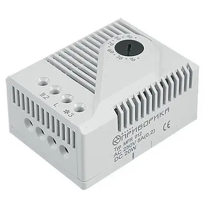 DIN Rail Mounting 3 Terminals Mechanical Hygrostat Thermostat