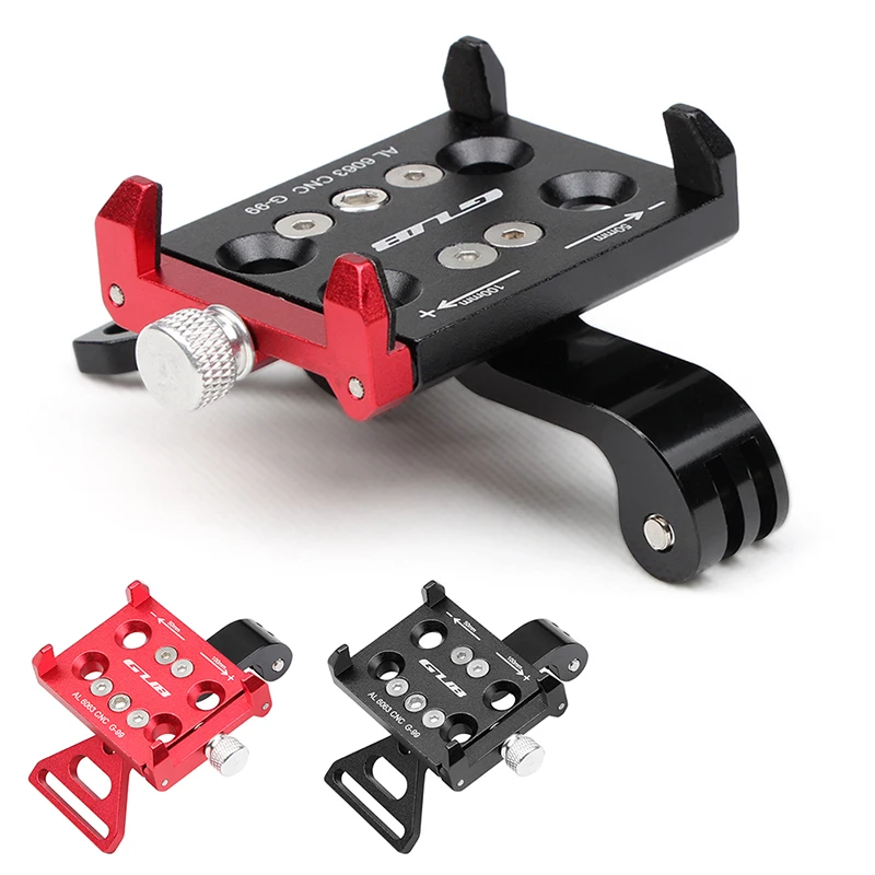 

Велосипедный GPS-держатель для телефона GUB, Вертикальное Крепление, регулируемый велосипедный держатель для рамы из алюминиевого сплава, съемный адаптер для спортивной камеры