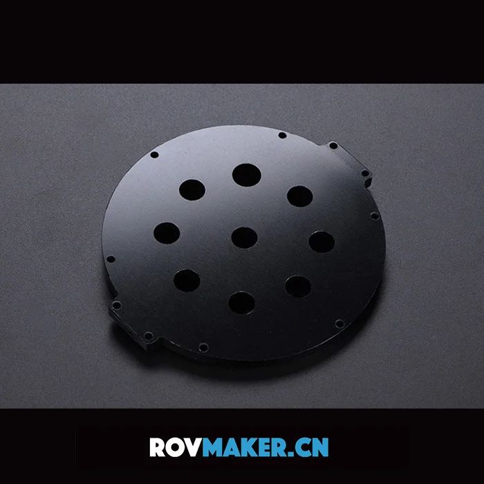 ROVMAKER Aluminum Alloy Seal Cabin Cover Underwater Robot Sealed Hatch Canopies Accessories for AUV RC Robot Operated Vehicle