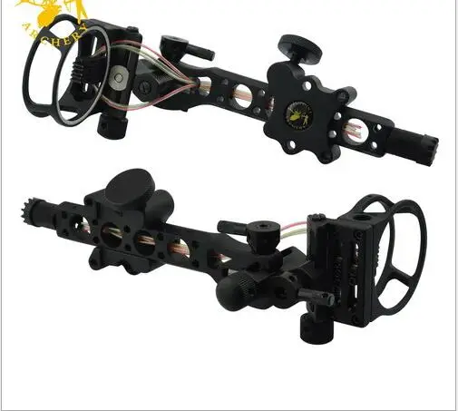 

Fress shipping 7 Pin Compound bow optic bow sight .019 Micro Adjust Detachable Bracket for RH hunting and archery