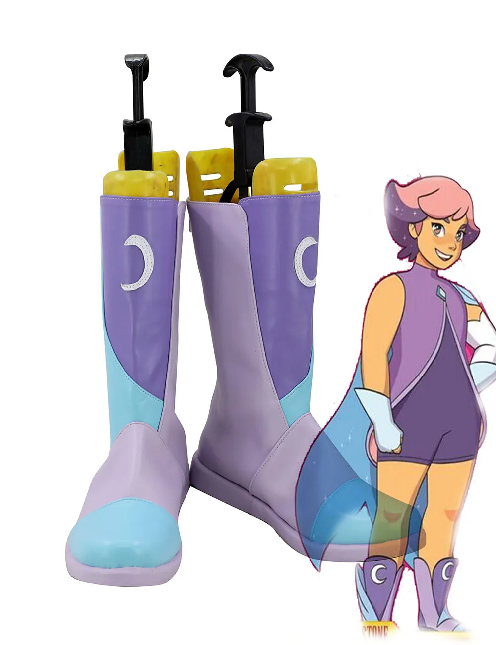 Princess Glimmer Shoes Cosplay She-Ra: Princess of Power Glimmer Cosplay Boots Shoes Custom Made