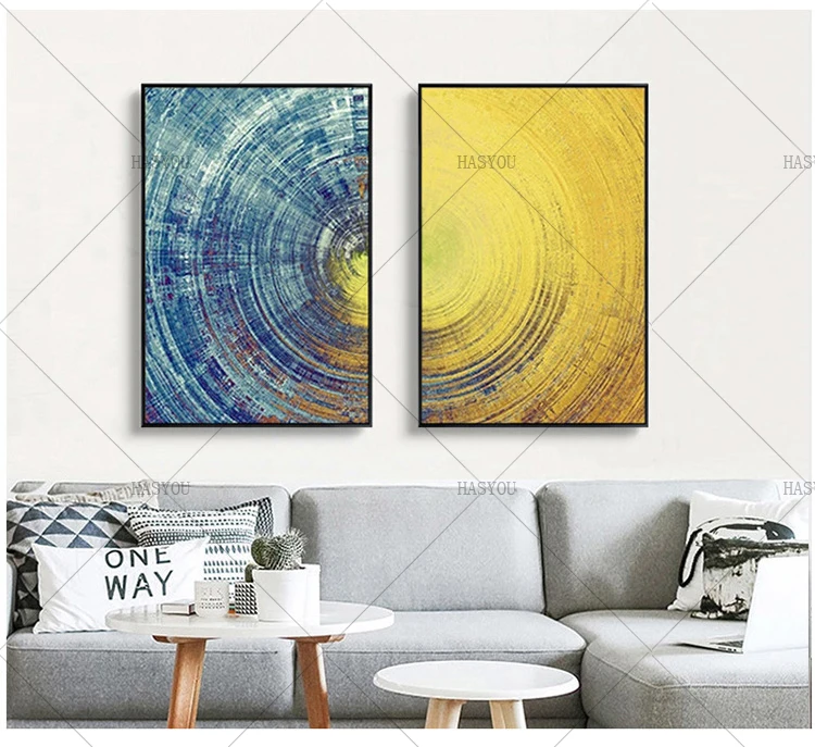 

2pcs wall Art Handpainting Abstract Painting Home Decor Canvas Painting Calligraphy Wall Pictures For Living Room Wall Decor