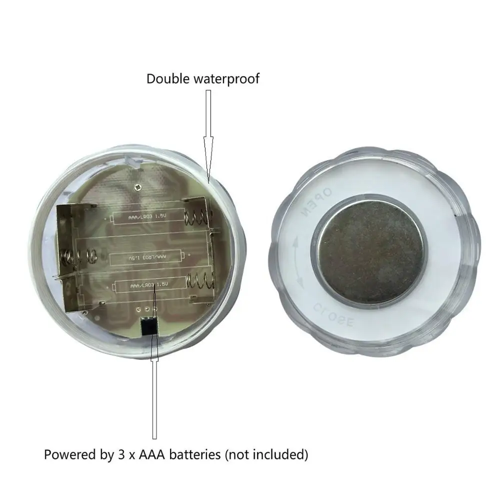 Remote Controlled Rgb Dompelpompen Led Verlichting Aaa Battery Operated Led Decoratieve Verlichting Voor Verlichting