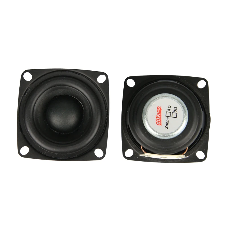 GHXAPM 2PC 2 inch 4OHM 12W Full Range Speakers Magnetic High-power Alto Treble Vocal Sound Desktop PC Speaker DIY