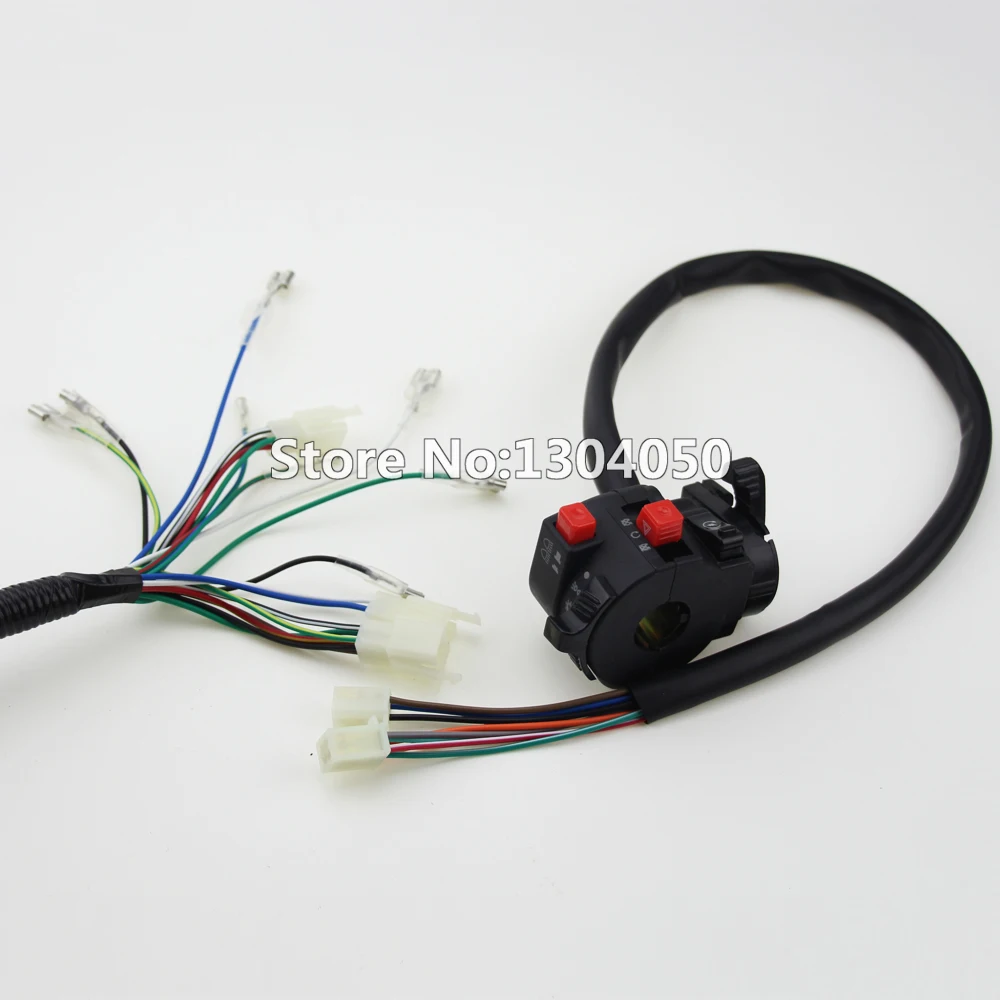 150 200cc 250cc 300cc ATV QUAD Full Electrics Wiring Harness Rectifier CDI COIL D8EA solenoid rectifier Zongshen Loncin