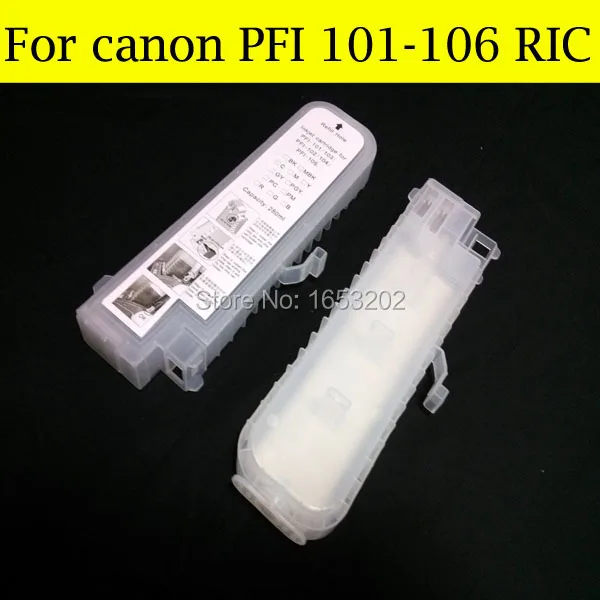 

12 PC Refillable Ink Cartridge PFI-106 For Canon IPF6400 IPF6300 IPF6350 IPF6450 IPF6460 Printer(Use For Original Chip)