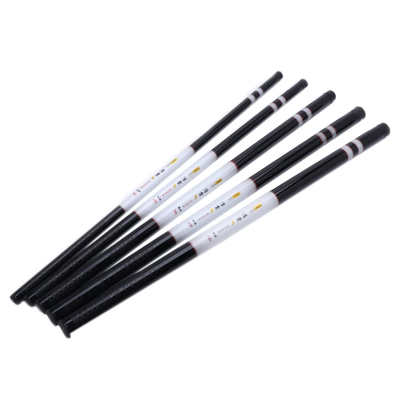 Fishing Rod 2.5-6.0m Pole Fiberglass Light Telescopic Carp Outdoor Tackle Y51D