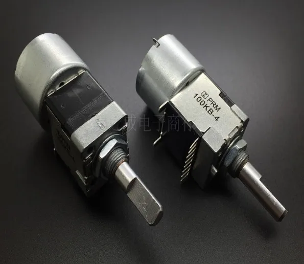 

[VK] motor potentiometer double B100K*2 B100KX2 B100K 100KB-4 handle 25MM amplifier motor drive switch 8pin