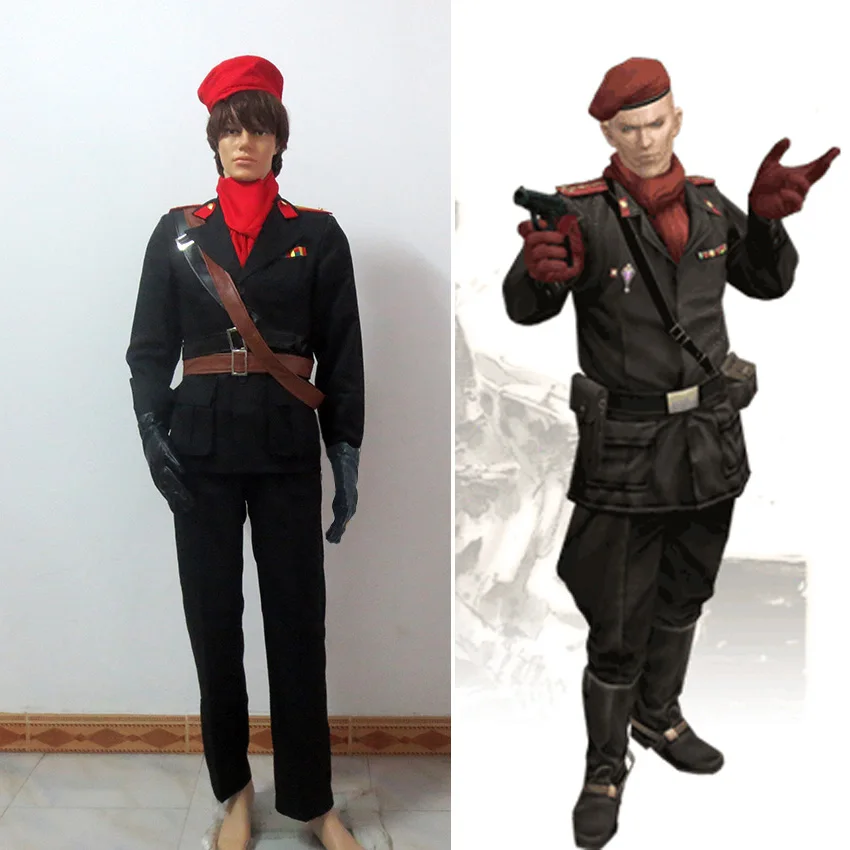 Metal Gear Revolver Ocelot Shalashaska Adamska Adam Cosplay Costume Custom Made Any Size