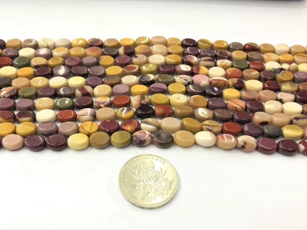 8x10 Natural Oval Shape Quartzs,Jaspers,Aventurines,Sodalites,Obsidians,Jades Semi Beads DIY Strand 15 inches Wholesale For DIY