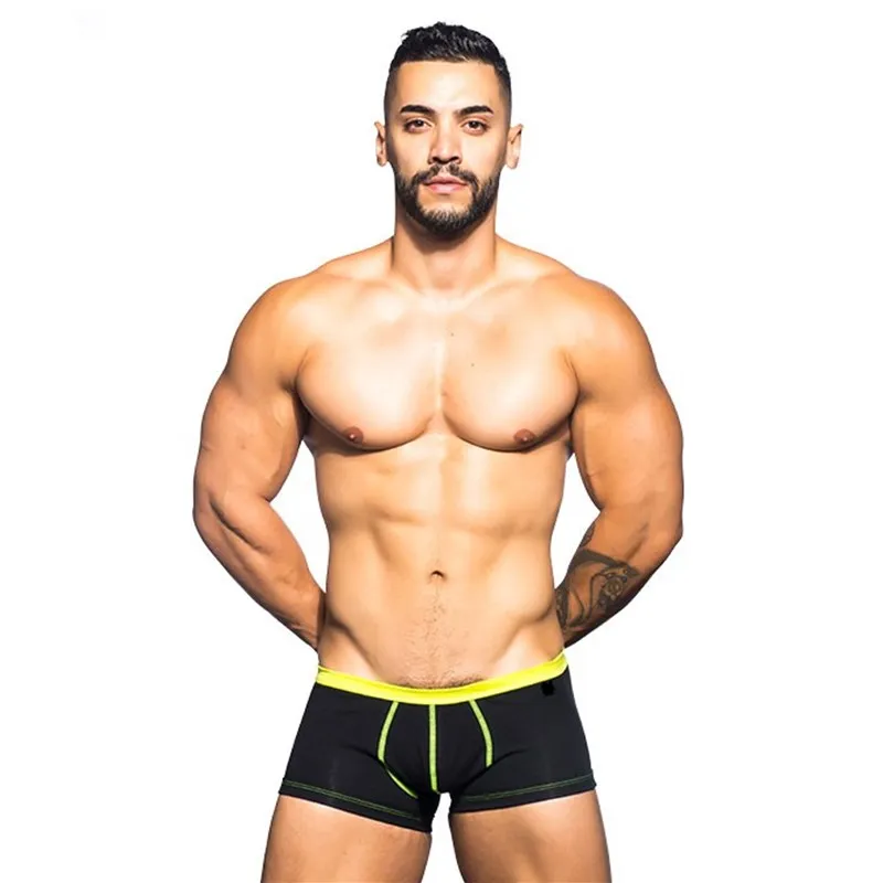 2018 Men Underwear Hot Brand Sexy Mens Underwear Boxer Shorts Cotton Underwear Men Boxer Pants Boxer Men Underpants Male Panties