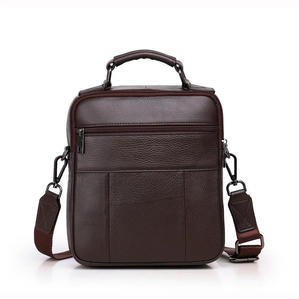 MEIGARDASS Genuine Leather Messenger bags for men Business Handbags Casual Shoulder Bag Male Crossbody Bags iPad Tote Purse