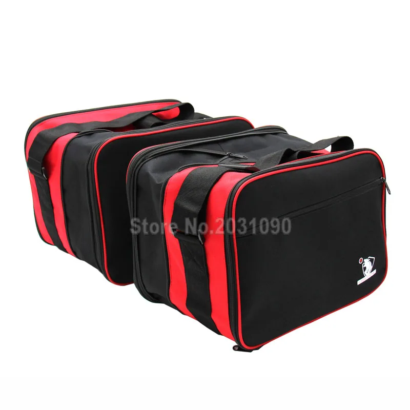 FOR BMW R1200RT R1200R K1200GT K1300GT Pannier Liner Bags Expandable Red/Black Great Quality New Pair